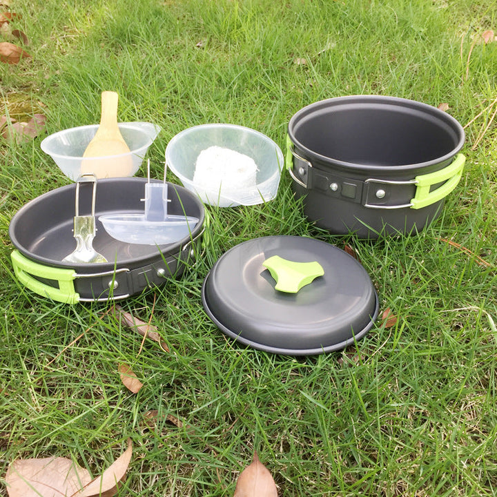 Outdoor Camping Cookware Set For 1-2 People