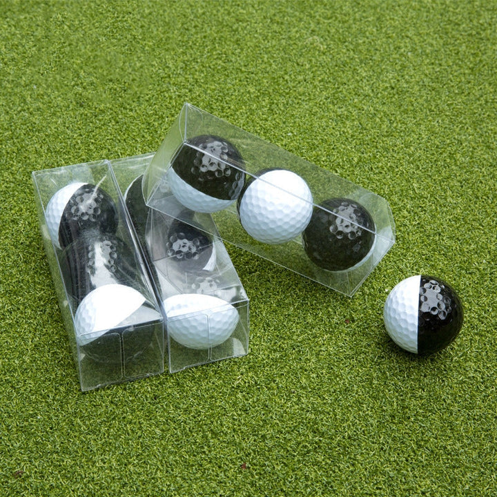 Enhance Your Golf Game with the Two-tone Two-layer Ball Putter Practicing Ball